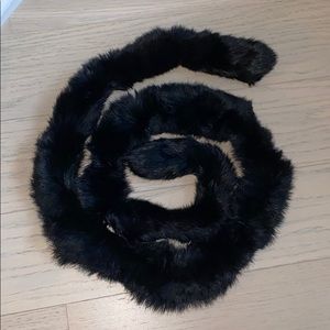 Real Rabbit fur long scarf